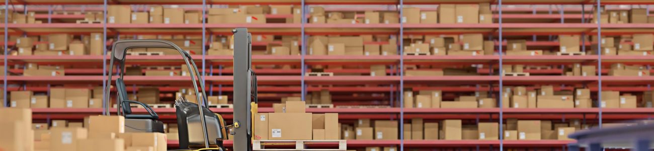 View of a Warehouse goods stock background 3d rendering View of a Warehouse goods stock background 3d rendering